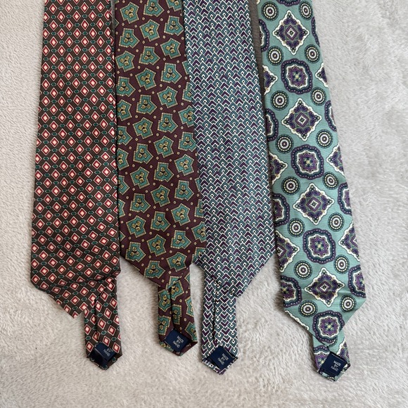 Polo Ralph Lauren Other - VTG Set Of 4‎ Polo By Ralph Lauren Pointed Necktie Mens OS Multicolor Preowned